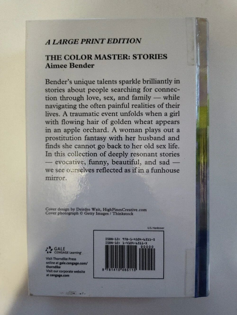 The Color Master by Aimee Bender (Hardcover)